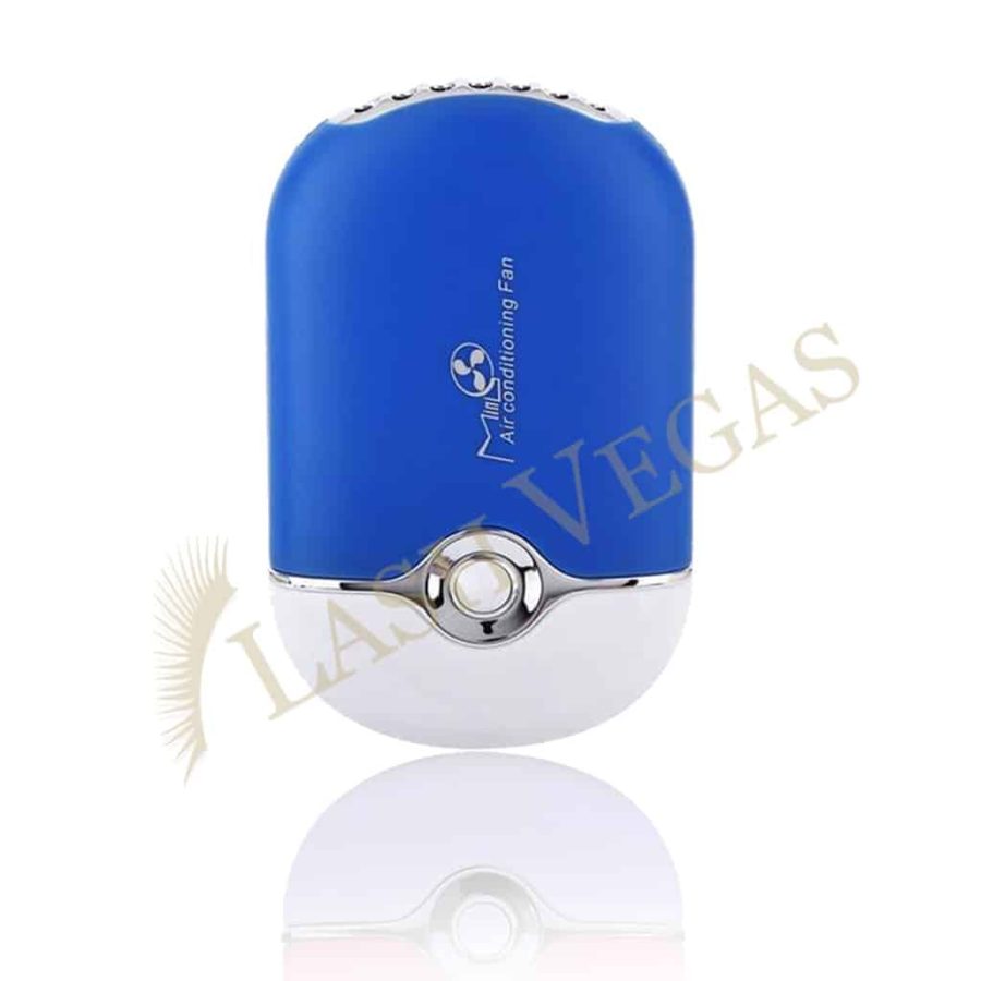Lashes Mini Fan - Blue